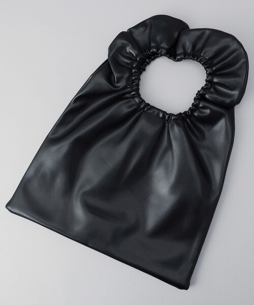 FREAK'S STORE(フリークスストア)の「HELOYSE/エロイーズ toast PU leather/トースト PUレザー/ハンドバッグ(ハンドバッグ・レディース・ブラック/ホワイト・ONE SIZE)」の3枚目の写真