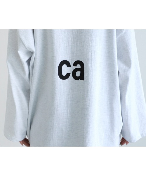 reca（レカ）の「【選べる2タイプ！】大人のワイドスリーブロゴプルオーバー（Tシャツ/カットソー・レディース・ブラック/ナチュラル/ブルー/チャコール/ホワイト系その他/ホワイト・FREE）」の22枚目の写真