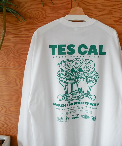 【WEB / FLAG SHOP限定】TES CAL DINER LONG SLEEVE T /オーバーサイズ・ビッグシルエット・ロンT(Tシャツ/カットソー)|The Endless Summer(エンドレスサマー)