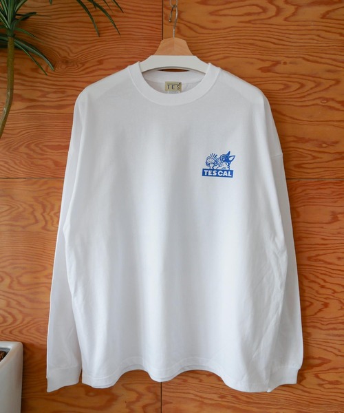 The Endless Summer（エンドレスサマー）の「【WEB / FLAG SHOP限定】TES CAL DINER LONG SLEEVE T /オーバーサイズ・ビッグシルエット・ロンT（Tシャツ/カットソー・メンズ・イエロー/レッド/グリーン/ブルー・SMALL/MEDIUM/LARGE/X-LARGE）」の10枚目の写真