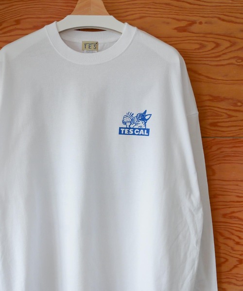 The Endless Summer（エンドレスサマー）の「【WEB / FLAG SHOP限定】TES CAL DINER LONG SLEEVE T /オーバーサイズ・ビッグシルエット・ロンT（Tシャツ/カットソー・メンズ・イエロー/レッド/グリーン/ブルー・SMALL/MEDIUM/LARGE/X-LARGE）」の11枚目の写真