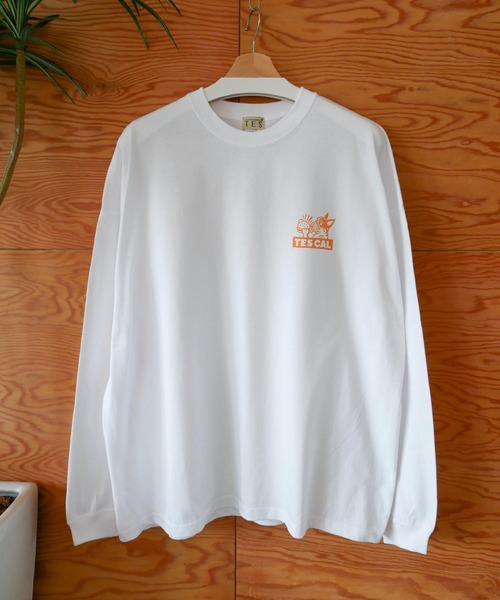 The Endless Summer（エンドレスサマー）の「【WEB / FLAG SHOP限定】TES CAL DINER LONG SLEEVE T /オーバーサイズ・ビッグシルエット・ロンT（Tシャツ/カットソー・メンズ・イエロー/レッド/グリーン/ブルー・SMALL/MEDIUM/LARGE/X-LARGE）」の15枚目の写真