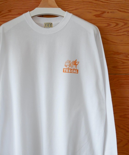 The Endless Summer（エンドレスサマー）の「【WEB / FLAG SHOP限定】TES CAL DINER LONG SLEEVE T /オーバーサイズ・ビッグシルエット・ロンT（Tシャツ/カットソー・メンズ・イエロー/レッド/グリーン/ブルー・SMALL/MEDIUM/LARGE/X-LARGE）」の16枚目の写真