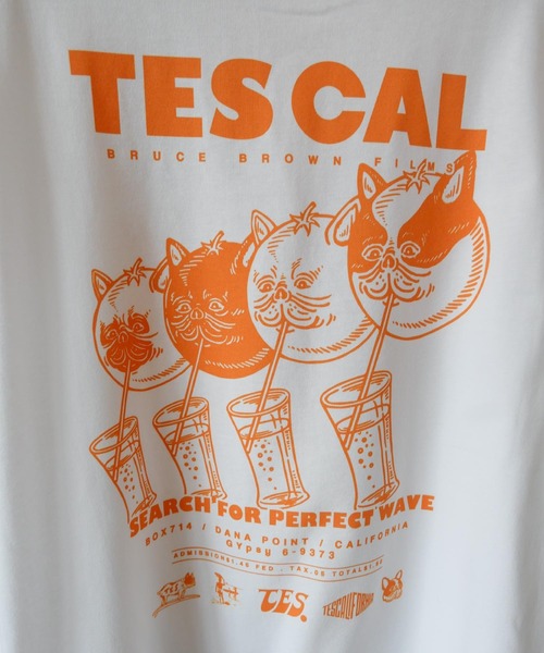 The Endless Summer（エンドレスサマー）の「【WEB / FLAG SHOP限定】TES CAL DINER LONG SLEEVE T /オーバーサイズ・ビッグシルエット・ロンT（Tシャツ/カットソー・メンズ・イエロー/レッド/グリーン/ブルー・SMALL/MEDIUM/LARGE/X-LARGE）」の19枚目の写真