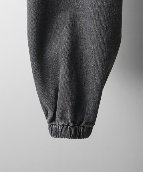 ILL'S（イルズ）の「ビッグシルエット ヴィンテージライク ケミカルウォッシュ加工 切り替えデニムブルゾン ジャケット【ILL'S】（デニムジャケット・メンズ・ブラック/ブラック系その他/ブルー・M/L）」の18枚目の写真