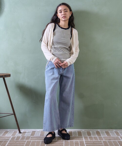 FREAK'S STORE（フリークスストア）の「リブ アメスリタンクトップ（タンクトップ・レディース・ネイビー/グレー/オフホワイト/ブラック/その他・フリー）」の10枚目の写真