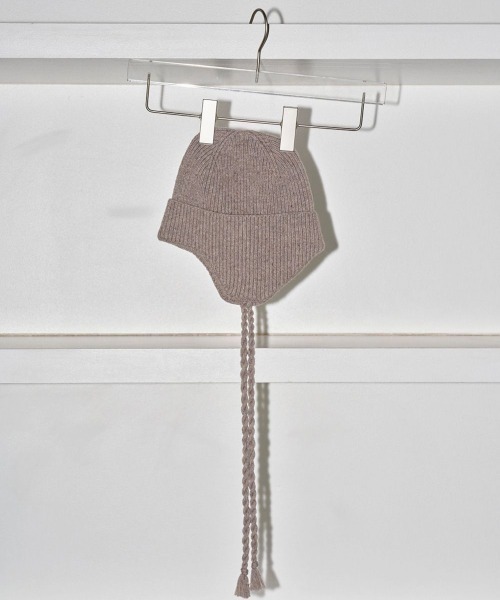 todayful Ear Flap Beanie TODAYFUL Ear Flap Beanie チャコールグレー