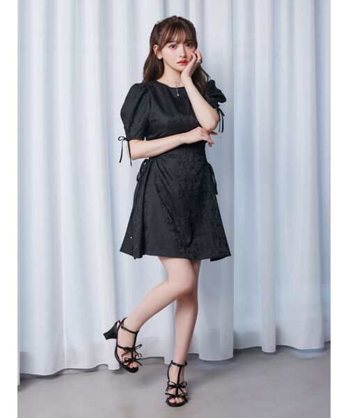EATME（イートミー）の「サイドレースアップワンピース（ワンピース・レディース・イエロー/ブラック/ブルー・SMALL/MEDIUM）」の7枚目の写真