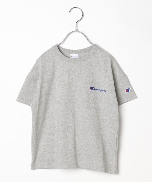 人気❤️チャンピオン★ショートスリーブモックネックシャツ【ペールサックス／Ｌ】 人気❤️チャンピオン☆ショートスリーブモックネックシャツ