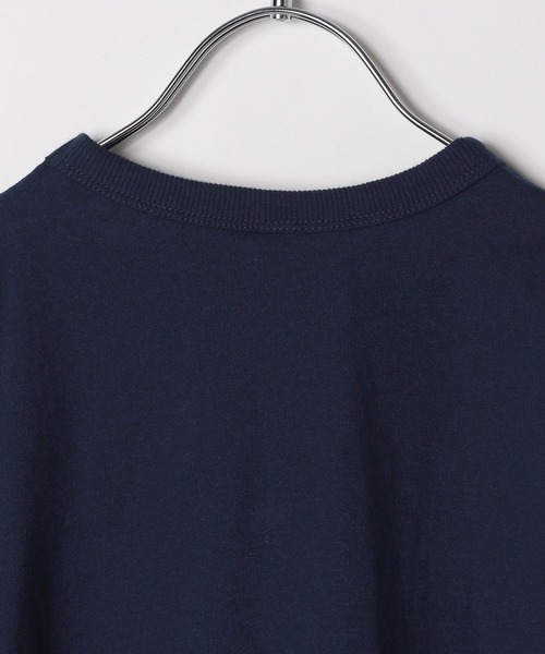 Champion（チャンピオン）の「【Champion(チャンピオン)】ルーズフィットショートスリーブT(KIDS)（Tシャツ/カットソー・キッズ・ブラック/グレー/オフホワイト/ブルー/イエロー/グリーン/ネイビー/ターコイズブルー/ピンク・140cm/120cm/130cm/150cm/160cm/110cm）」の17枚目の写真