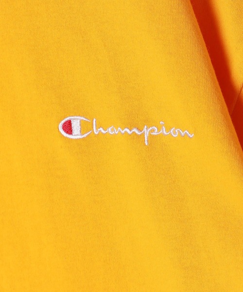 Champion（チャンピオン）の「【Champion(チャンピオン)】ルーズフィットショートスリーブT(KIDS)（Tシャツ/カットソー・キッズ・ブラック/グレー/オフホワイト/ブルー/イエロー/グリーン/ネイビー/ターコイズブルー/ピンク・140cm/120cm/130cm/150cm/160cm/110cm）」の13枚目の写真