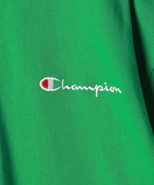 Champion（チャンピオン）の「【Champion(チャンピオン)】ルーズフィットショートスリーブT(KIDS)（Tシャツ/カットソー・キッズ・ブラック/グレー/オフホワイト/ブルー/イエロー/グリーン/ネイビー/ターコイズブルー/ピンク・140cm/120cm/130cm/150cm/160cm/110cm）」の12枚目の写真