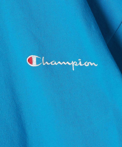 Champion（チャンピオン）の「【Champion(チャンピオン)】ルーズフィットショートスリーブT(KIDS)（Tシャツ/カットソー・キッズ・ブラック/グレー/オフホワイト/ブルー/イエロー/グリーン/ネイビー/ターコイズブルー/ピンク・140cm/120cm/130cm/150cm/160cm/110cm）」の11枚目の写真