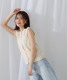N.(N. Natural Beauty Basic) | ◆フロントボタンニットタンク(ベスト)