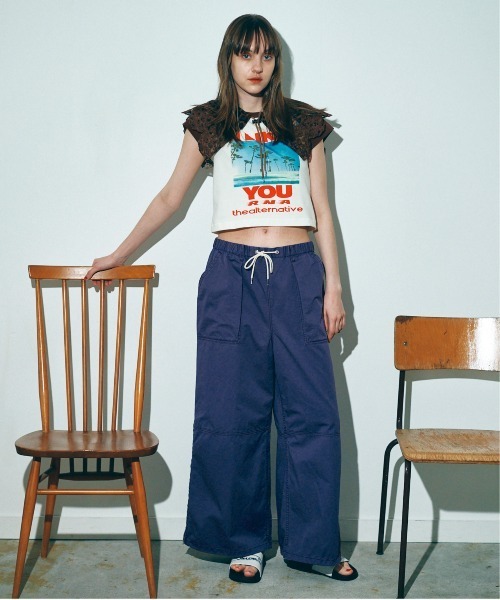 RNA(アールエヌエー)の「E4989 刺繍デタッチャブルカラー(ストール/ショール・レディース・レオパード/アクア/イエロー・FREE)」の15枚目の写真