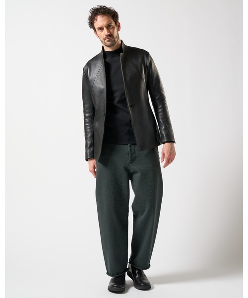 wjk（ダヴルジェイケイ）の「seam jacket（テーラードジャケット・メンズ・ブラック/チャコールグレー・SMALL/MEDIUM/LARGE/X-LARGE）」の21枚目の写真