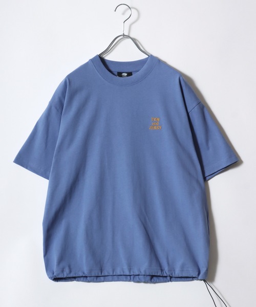 Tom&Jerry(トムアンドジェリー)の「TOM&JERRY(トムとジェリー)キャラクターバックプリント 裾ドロスト半袖Tシャツ メンズ レディース(Tシャツ/カットソー・レディース・ブラック/ブルー/ホワイト系その他/ホワイト・L/M)」の13枚目の写真