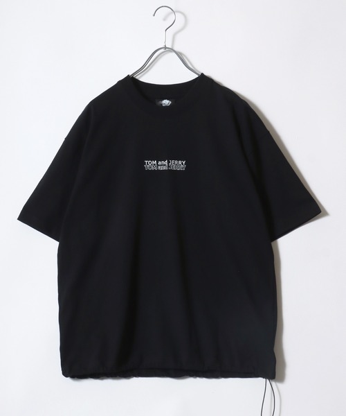 Tom&Jerry(トムアンドジェリー)の「TOM&JERRY(トムとジェリー)キャラクターバックプリント 裾ドロスト半袖Tシャツ メンズ レディース(Tシャツ/カットソー・レディース・ブラック/ブルー/ホワイト系その他/ホワイト・L/M)」の11枚目の写真