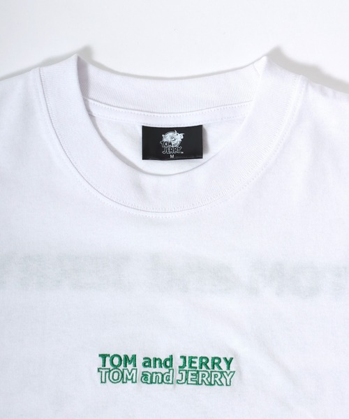 Tom&Jerry(トムアンドジェリー)の「TOM&JERRY(トムとジェリー)キャラクターバックプリント 裾ドロスト半袖Tシャツ メンズ レディース(Tシャツ/カットソー・レディース・ブラック/ブルー/ホワイト系その他/ホワイト・L/M)」の15枚目の写真