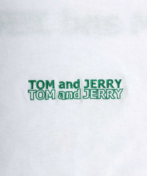Tom&Jerry(トムアンドジェリー)の「TOM&JERRY(トムとジェリー)キャラクターバックプリント 裾ドロスト半袖Tシャツ メンズ レディース(Tシャツ/カットソー・レディース・ブラック/ブルー/ホワイト系その他/ホワイト・L/M)」の7枚目の写真