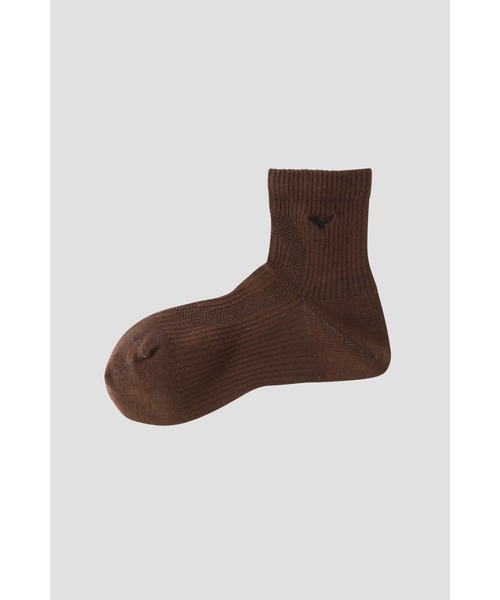MARGARET HOWELL（マーガレットハウエル）の「FIT SUPPORT SHORT SOCKS（ソックス/靴下・レディース・オレンジ系その他3/ブラック/ホワイト・-）」の3枚目の写真