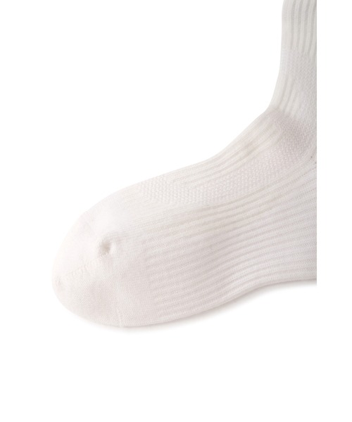MARGARET HOWELL（マーガレットハウエル）の「FIT SUPPORT SHORT SOCKS（ソックス/靴下・レディース・オレンジ系その他3/ブラック/ホワイト・-）」の6枚目の写真