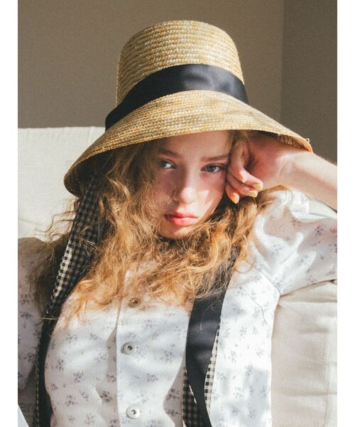 CALNAMUR(カルナムール)の「フラワースクエアネックトップス【セットアップ着用可】(シャツ/ブラウス・レディース・ホワイト/ブルー・FREE)」の20枚目の写真