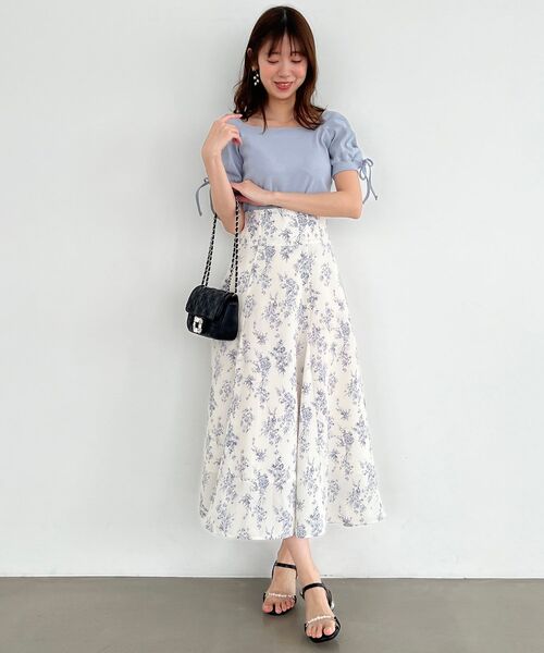 MAJESTIC LEGON（マジェスティックレゴン）の「ビジューキルティングポシェット（ショルダーバッグ・レディース・アイボリー/グレイッシュベージュ/ブラック・FREE）」の5枚目の写真