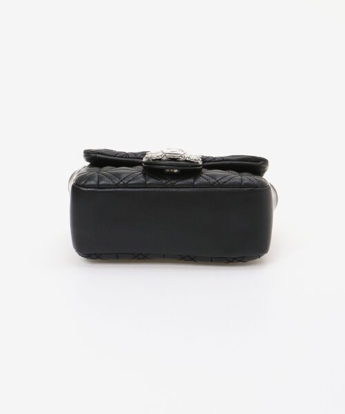 MAJESTIC LEGON（マジェスティックレゴン）の「ビジューキルティングポシェット（ショルダーバッグ・レディース・アイボリー/グレイッシュベージュ/ブラック・FREE）」の21枚目の写真