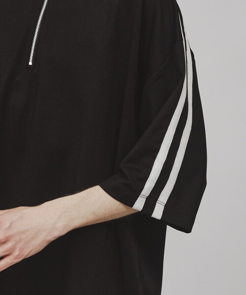 tk.TAKEO KIKUCHI（ティーケータケオキクチ）の「◆ハーフジップラインパーカー（パーカー・メンズ・ホワイト系5/ブラック系4/ブルー系4・02/03）」の22枚目の写真