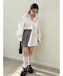 SNIDEL（スナイデル）の「シャツミニワンピース（ワンピース