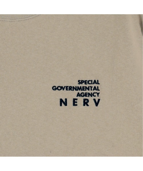 RADIO EVA(ラヂオエヴァ)の「RADIO EVA A130 NERV Embroidery T-Shirt(Tシャツ/カットソー・メンズ・チャコールグレー/グリーン/ベージュ/ブラック・LARGE/X-LARGE/MEDIUM)」の8枚目の写真