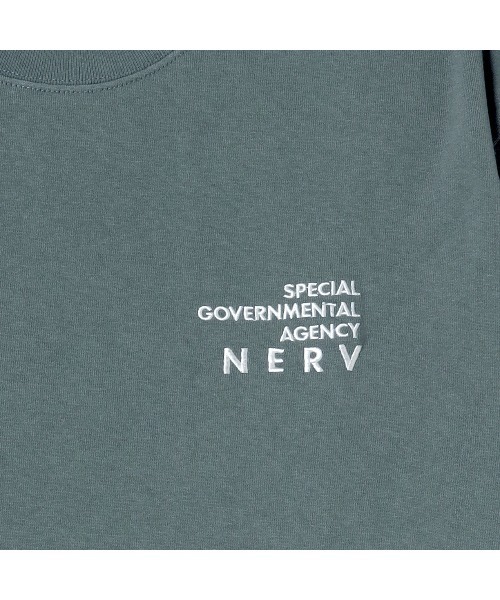 RADIO EVA(ラヂオエヴァ)の「RADIO EVA A130 NERV Embroidery T-Shirt(Tシャツ/カットソー・メンズ・チャコールグレー/グリーン/ベージュ/ブラック・LARGE/X-LARGE/MEDIUM)」の9枚目の写真