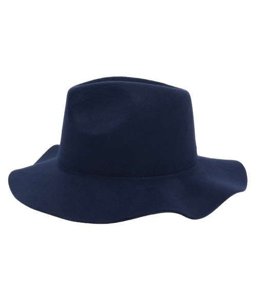 Discoat Parisien（ディスコートパリシアン）の「シンプル中折ハット（ハット・レディース・ブラック/ブラウン/ベージュ/ネイビー/ライトベージュ・ﾌﾘ-）」の6枚目の写真