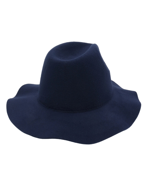 Discoat Parisien（ディスコートパリシアン）の「シンプル中折ハット（ハット・レディース・ブラック/ブラウン/ベージュ/ネイビー/ライトベージュ・ﾌﾘ-）」の7枚目の写真