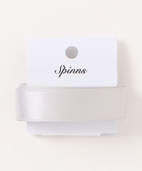 SPINNS(スピンズ)の「バレエコア サテンリボン(その他ヘアアクセサリー・レディース・ブラック/グレー/ホワイト/ピンク・ONESIZE)」の4枚目の写真