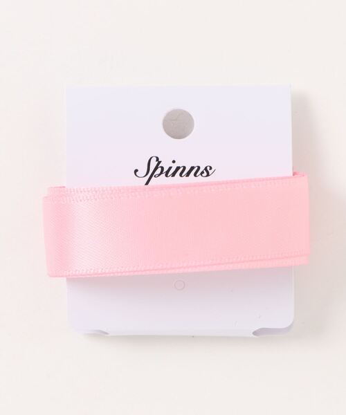 SPINNS(スピンズ)の「バレエコア サテンリボン(その他ヘアアクセサリー・レディース・ブラック/グレー/ホワイト/ピンク・ONESIZE)」の1枚目の写真