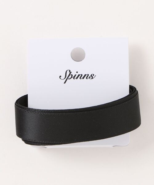 SPINNS(スピンズ)の「バレエコア サテンリボン(その他ヘアアクセサリー・レディース・ブラック/グレー/ホワイト/ピンク・ONESIZE)」の3枚目の写真