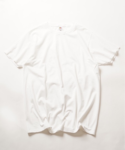 FRUIT OF THE LOOM(フルーツオブザルーム)の「【FRUIT OF THE LOOM】5オンス半袖Tシャツ(J3930HD) JAPAN FIT 無地(Tシャツ/カットソー・メンズ・ホワイト/ブラック・SMALL/MEDIUM/LARGE/X-LARGE)」の4枚目の写真