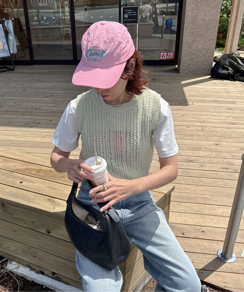 feepur(フェピュール)の「【ハンドウォッシャブル】透かし編みノースリーブニット(ニット/セーター・レディース・ブラック/オフホワイト/イエロー・MEDIUM)」の17枚目の写真