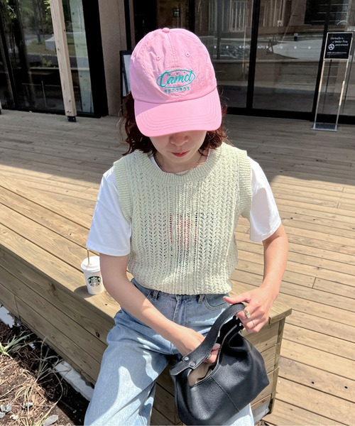 feepur(フェピュール)の「【ハンドウォッシャブル】透かし編みノースリーブニット(ニット/セーター・レディース・ブラック/オフホワイト/イエロー・MEDIUM)」の19枚目の写真