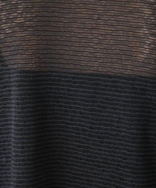 FREE'S MART（フリーズマート）の「◆前後2WAYシアーボーダーカットソーカーディガン（カーディガン/ボレロ・レディース・ホワイト系その他/グレー系その他/グリーン系その他・FREE）」の10枚目の写真