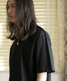 【aimoha neo】QUALITY COTTON FRAYED EDGE LOOSE FIT TEE (SS)