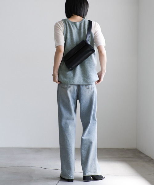 select MOCA(セレクトモカ)の「レイヤードVネックニットセット(ニット/セーター・レディース・グレイッシュブルー/チャコールグレー/ブラック/ネイビー/ベージュ/ブラウン・FREE)」の19枚目の写真