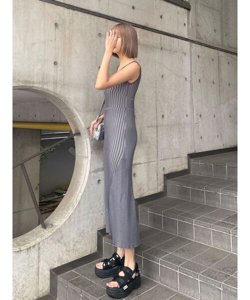 MURUA（ムルーア）の「ランダムニットワンピース（ワンピース）」 - WEAR