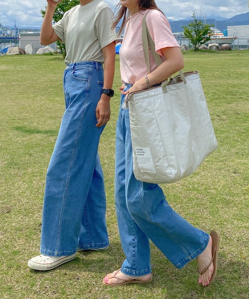 PICHI（ピイチ）の「大型保冷レジャーBAG  トートバッグ 保冷バッグ（エコバッグ/サブバッグ・レディース・ベージュ・FREE）」の9枚目の写真