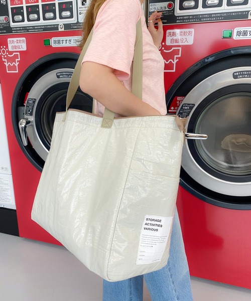 PICHI（ピイチ）の「大型保冷レジャーBAG  トートバッグ 保冷バッグ（エコバッグ/サブバッグ・レディース・ベージュ・FREE）」の16枚目の写真