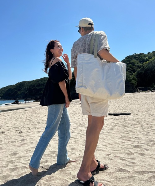 PICHI（ピイチ）の「大型保冷レジャーBAG  トートバッグ 保冷バッグ（エコバッグ/サブバッグ・レディース・ベージュ・FREE）」の21枚目の写真