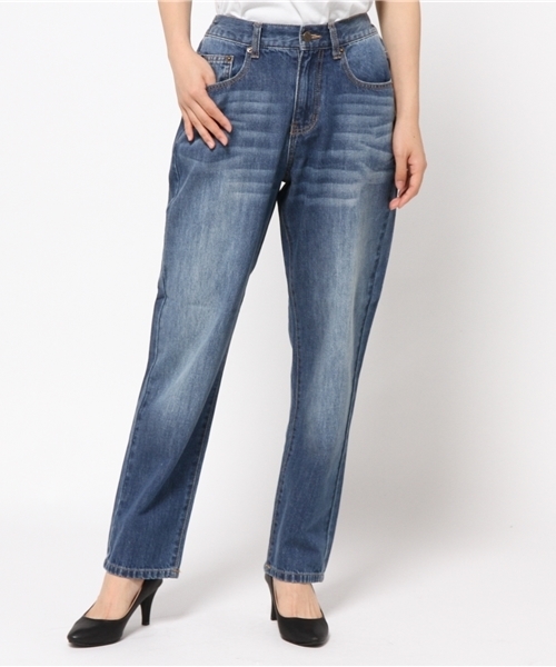 PUNYUS（プニュズ）の「デニムパンツ（デニムパンツ・レディース・インディゴブルー/ダークインディゴブルー・3/2/4/1）」の2枚目の写真