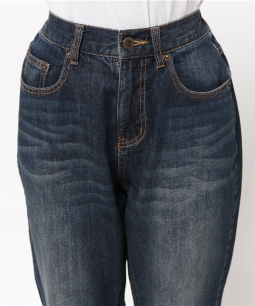 PUNYUS（プニュズ）の「デニムパンツ（デニムパンツ・レディース・インディゴブルー/ダークインディゴブルー・3/2/4/1）」の10枚目の写真